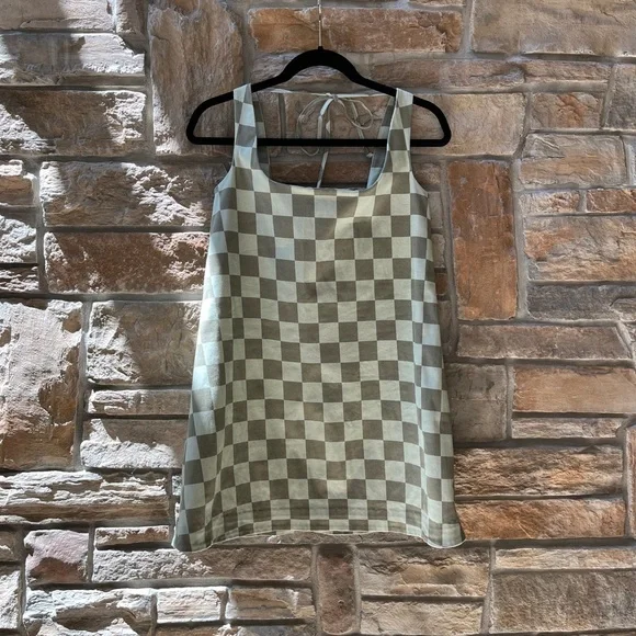 Checkered Shift Dress - Picture 1 of 6